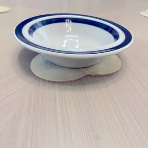 Blue anemone cereal bowl